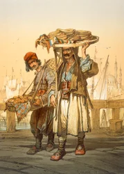 Brotverkäufer am Kai, 1865